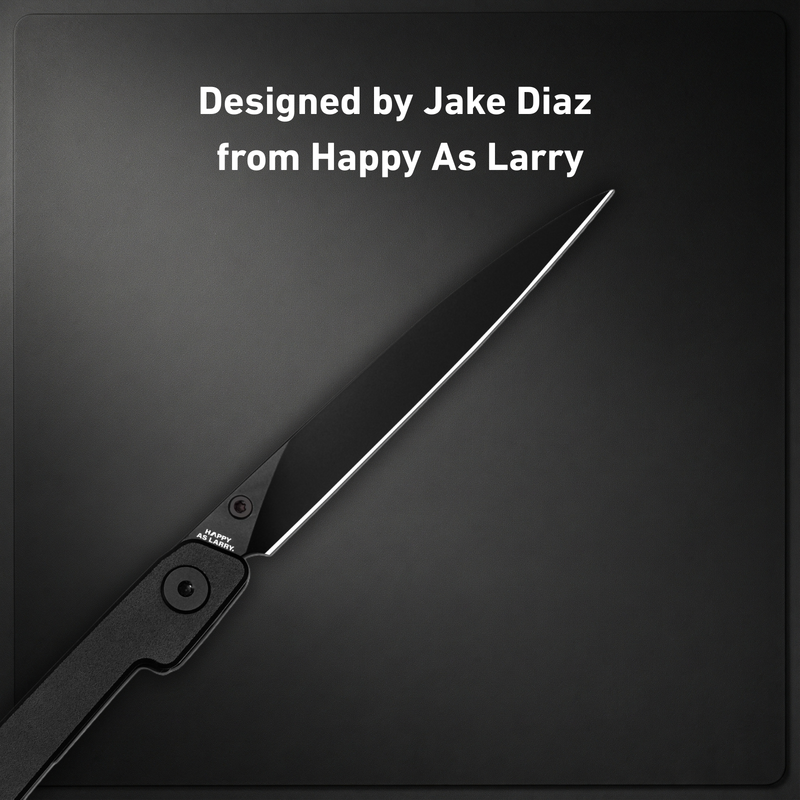 CJRB Lanky Liner Lock Front Flipper Knife Black Aluminum Handle (3.58'' Black PVD Coating AR-RPM9 Blade) J1965-BBK