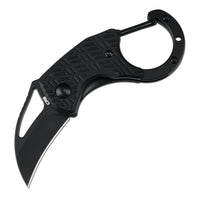 CJRB Anansi J1964 AR-RPM9 Steel Blade G10 Handle Folding Knives Black G10 Handle/Black PVD Finish