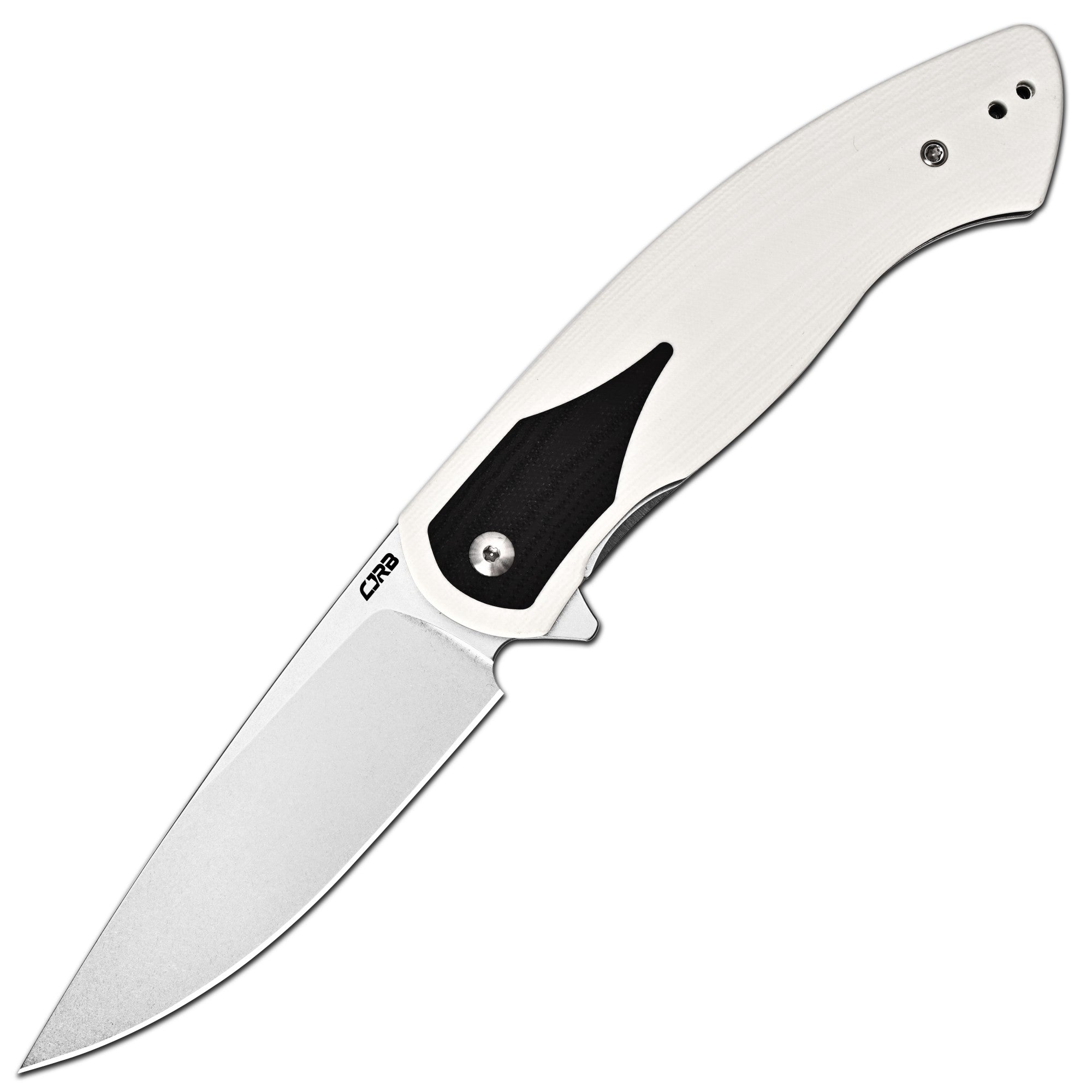 CJRB Rodayo Flipper & Liner Lock White - Product view 1