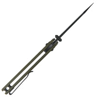 ArtisanCutlery Simoon Recoil Lock V2 Knife Green G10 Handle (3.47'' Black PVD Coating AR-RPM9 Blade) 1882P-BGN