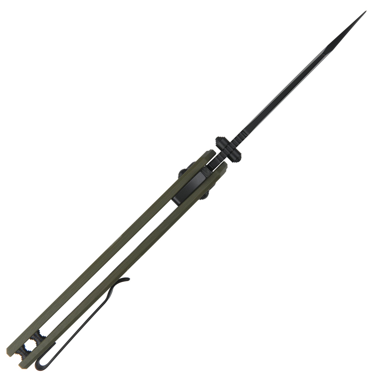 ArtisanCutlery Simoon Recoil Lock V2 Knife Green G10 Handle (3.47'' Black PVD Coating AR-RPM9 Blade) 1882P-BGN