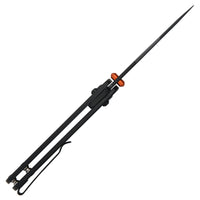 CJRB Bolt Thumbs Stud Recoil Lock Knife Black G10 Handle (3.25'' Black PVD Coating AR-RPM9 Blade) J1960-BBK