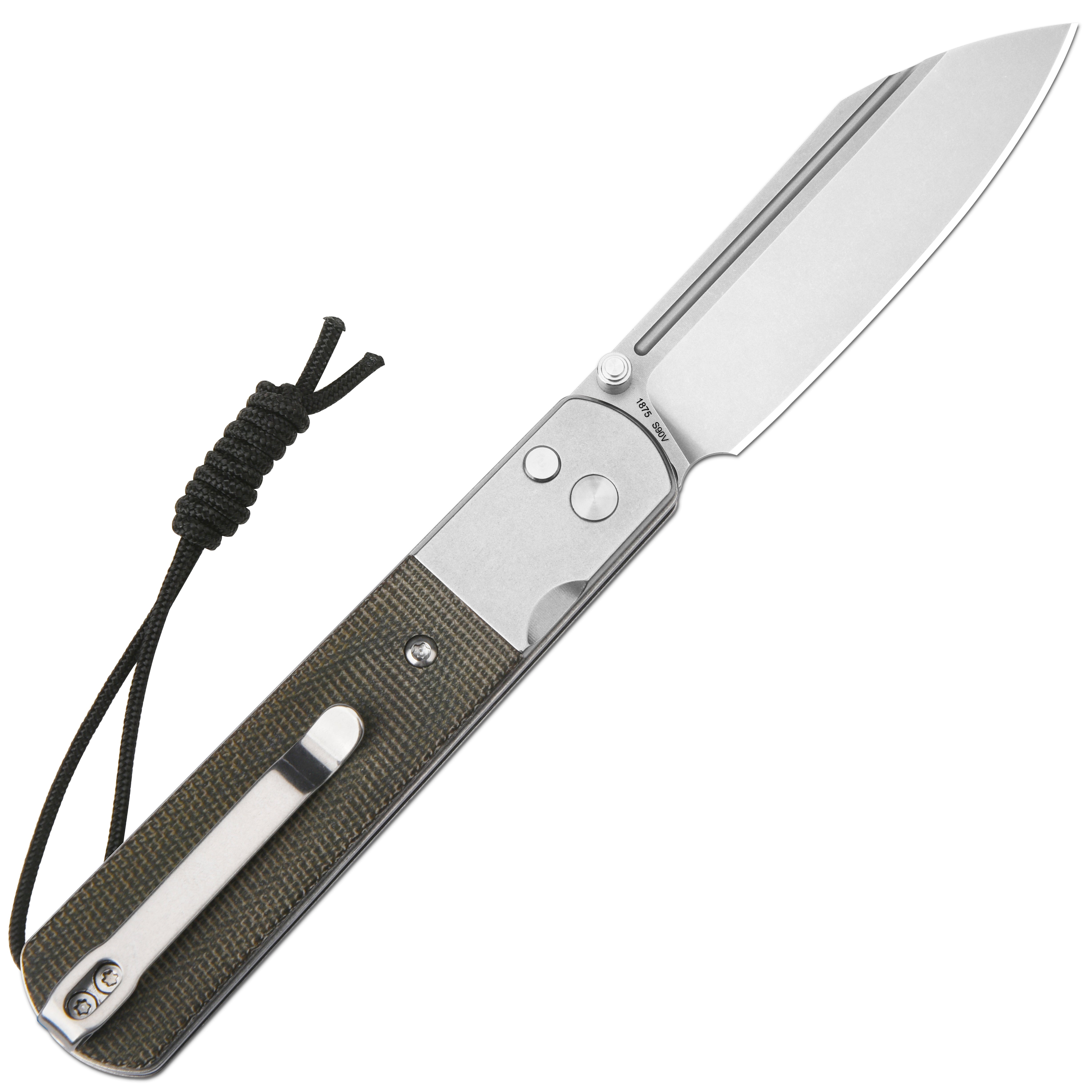 Artisan Cutlery Holm 1875 S90V Steel Blade Steel and Mica