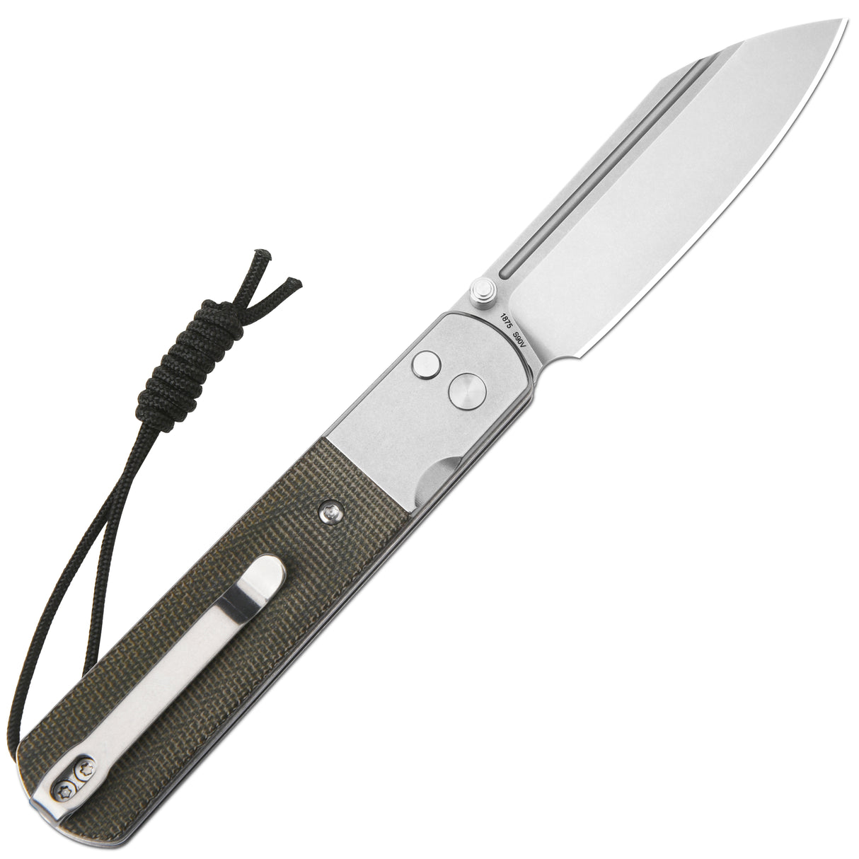 Artisan Cutlery Holm 1875 S90V Steel Blade Steel and Micarta Handle Folding Knives