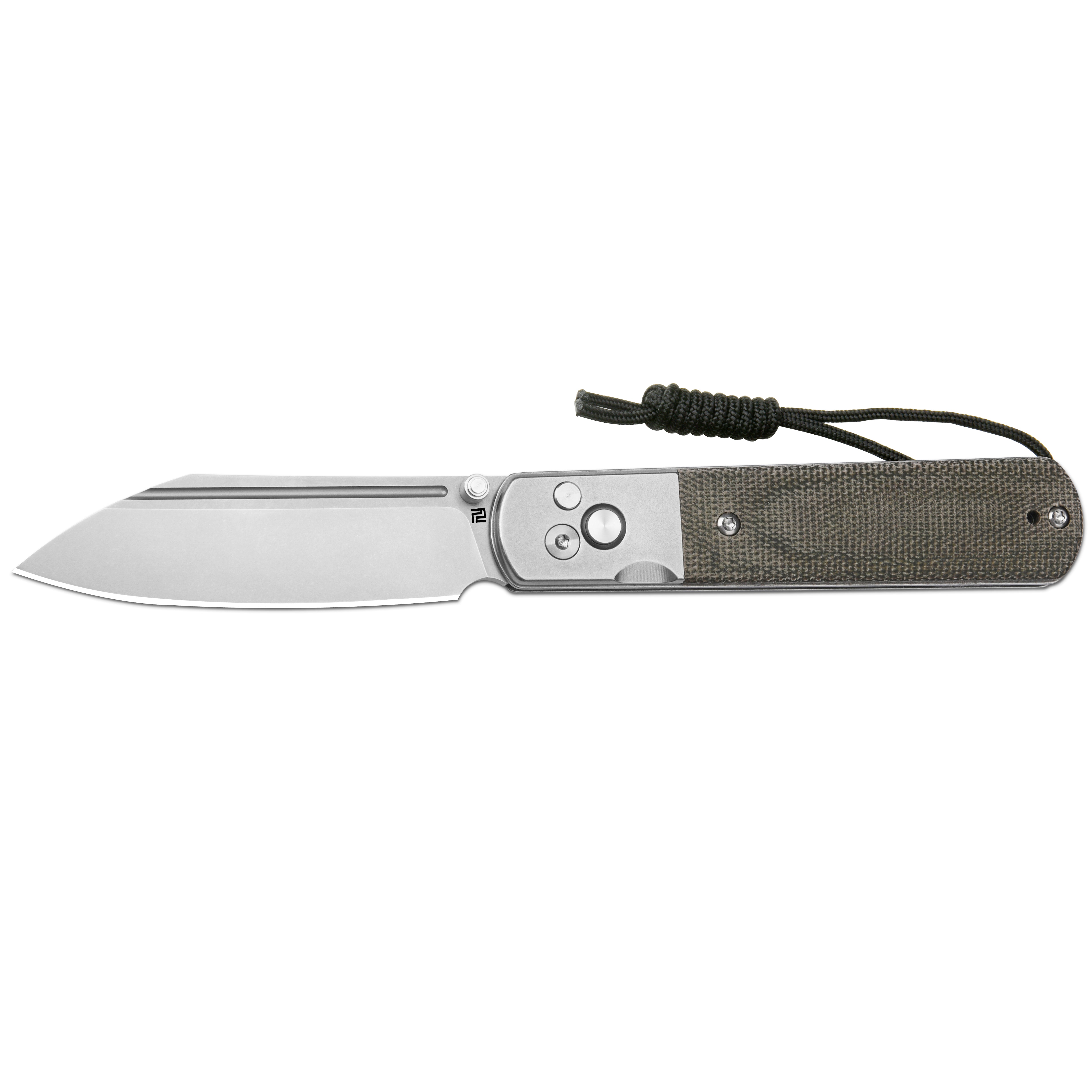 Artisan Cutlery Holm 1875 S90V Steel Blade Steel and Micarta