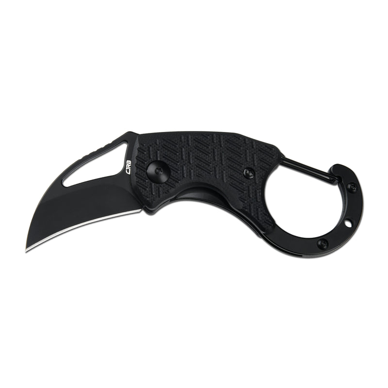 CJRB Anansi J1964 AR-RPM9 Steel Blade G10 Handle Folding Knives Black G10 Handle/Black PVD Finish
