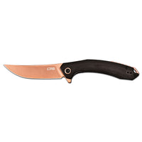 CJRB Gobi Flipper & Liner Lock Micarta Handle (3.5'' Rose Gold AR-RPM9 Blade) J1906-RBK (Exclusive)