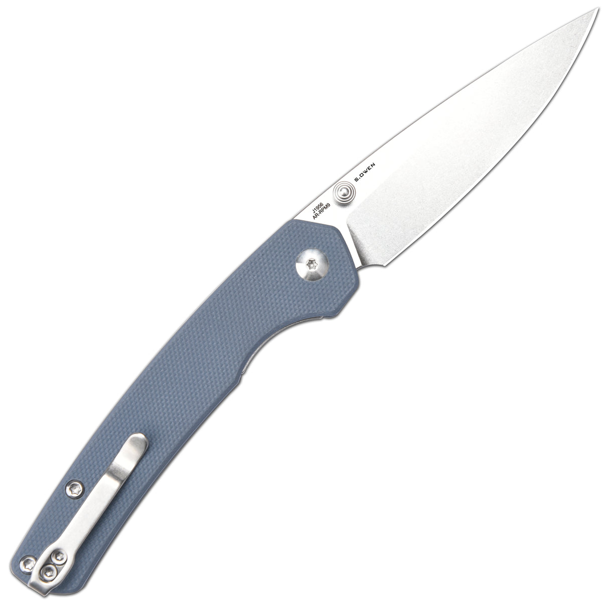 CJRB Kain J1956 AR-RPM9 Steel Blade G10/Aluminum Handle Folding Knives