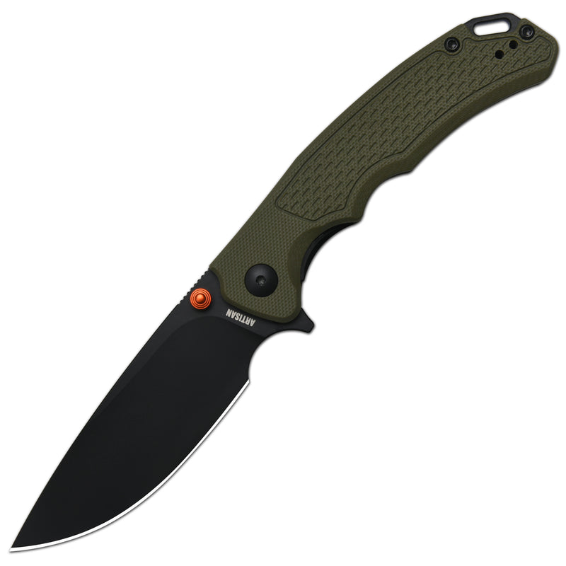 ArtisanCutlery Tradition V2 1702M AR-RPM9 BLADE G10 HANDLE FOLDING KNIVES Green