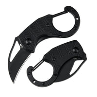CJRB Anansi J1964 AR-RPM9 Steel Blade G10 Handle Folding Knives Black G10 Handle/Black PVD Finish