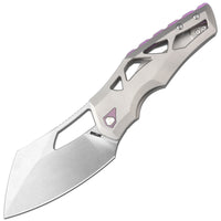 Artisan Cutlery Tortoise 1884G S35VN Steel Blade Titanium Handle Folding Knives Purple