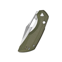 ArtisanCutlery Mousebird Thumb Hole Top Liner Lock EDC Knife Micarta Handle Titanium Clip(3'' N690 Stone Wash Blade ) 1889G-MGN