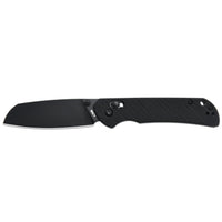 CJRB Lyrid J1953 AR-RPM9 Steel Blade G10 Handle Folding Knives - Black PVD/Black G10 (J1953-BBK)