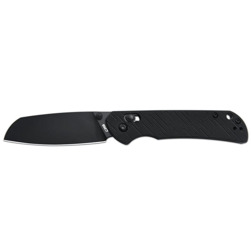 CJRB Lyrid J1953 AR-RPM9 Steel Blade G10 Handle Folding Knives - Black PVD/Black G10 (J1953-BBK)