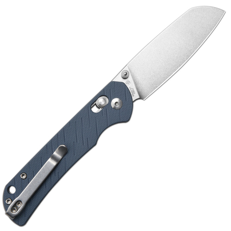 CJRB Lyrid J1953 AR-RPM9 Steel Blade G10 Handle Folding Knives - Stone Wash/Gray G10 (J1953-GY)