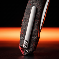 [LIMITED 30 PCS] CJRB Gobi Flipper & Liner Lock Fat Carbon Handle (3.5'' CPM S90V Stone Wash Blade) J1906G-DM (Exclusive)