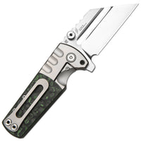 ARTISAN CUTLERY PROPONENT 1820G-JW S90V Blade Titanium and Fat Carbon Inlay Handle Folding Knife(Limited edition)