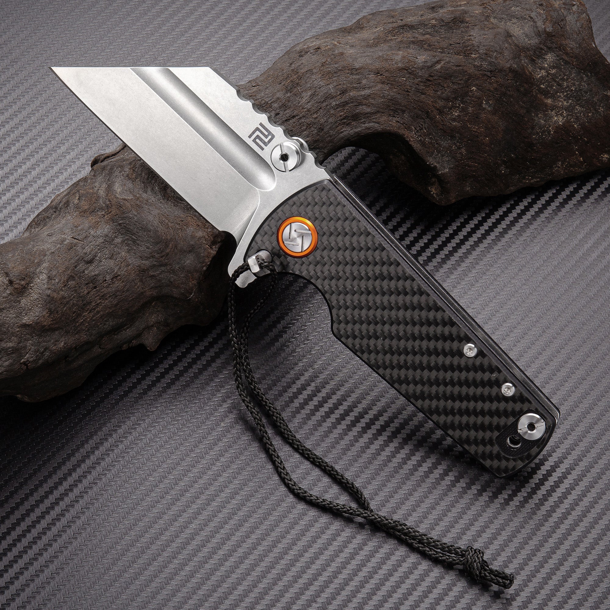Artisan Cutlery Proponent ATZ-1820P D2 Blade Carbon Fiber Handle Folding Knives