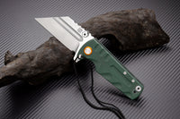 Artisan Cutlery Proponent ATZ-1820P D2 Blade G10 Handle Folding Knives - Green (1820P-GNF)