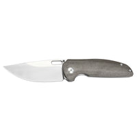 Artisan Cutlery Satyr 1852G-ODG S90V Blade Micarta & Titanium Handle Folding Knives