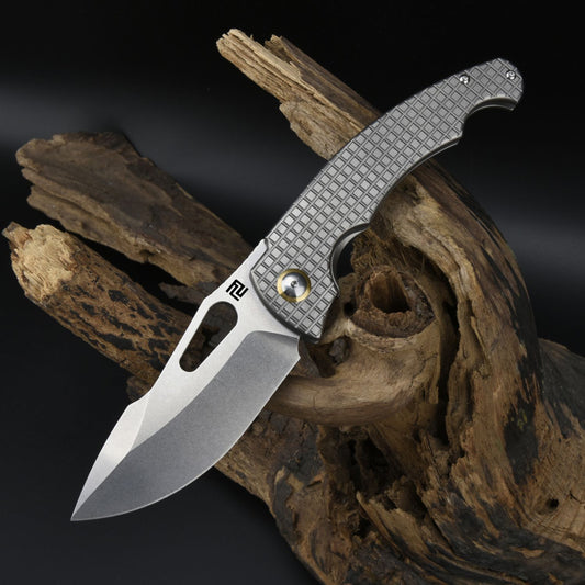 Artisan Cutlery Xcellerator ATZ-1860G CPM S90V Blade Titanium Handle Folding Knives