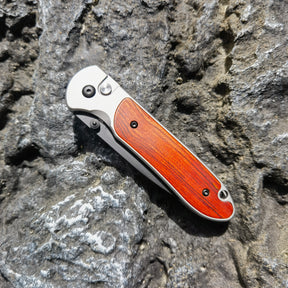 Artisan Cutlery 2023 New Prototype Spurdog ATZ-1863 AR-RPM9 Blade Wood Handle Folding Knives