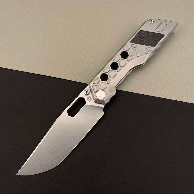 Artisancutlery Beest Atz-1878g S35vn Blade Titanium Handle Folding Knives(prototype) - artisancutlery beest