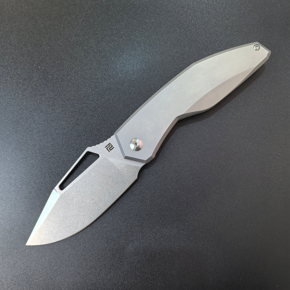ArtisanCutlery Fragarach ATZ-1879G S90V Blade Titanium Handle Folding Knives(PROTOTYPE)