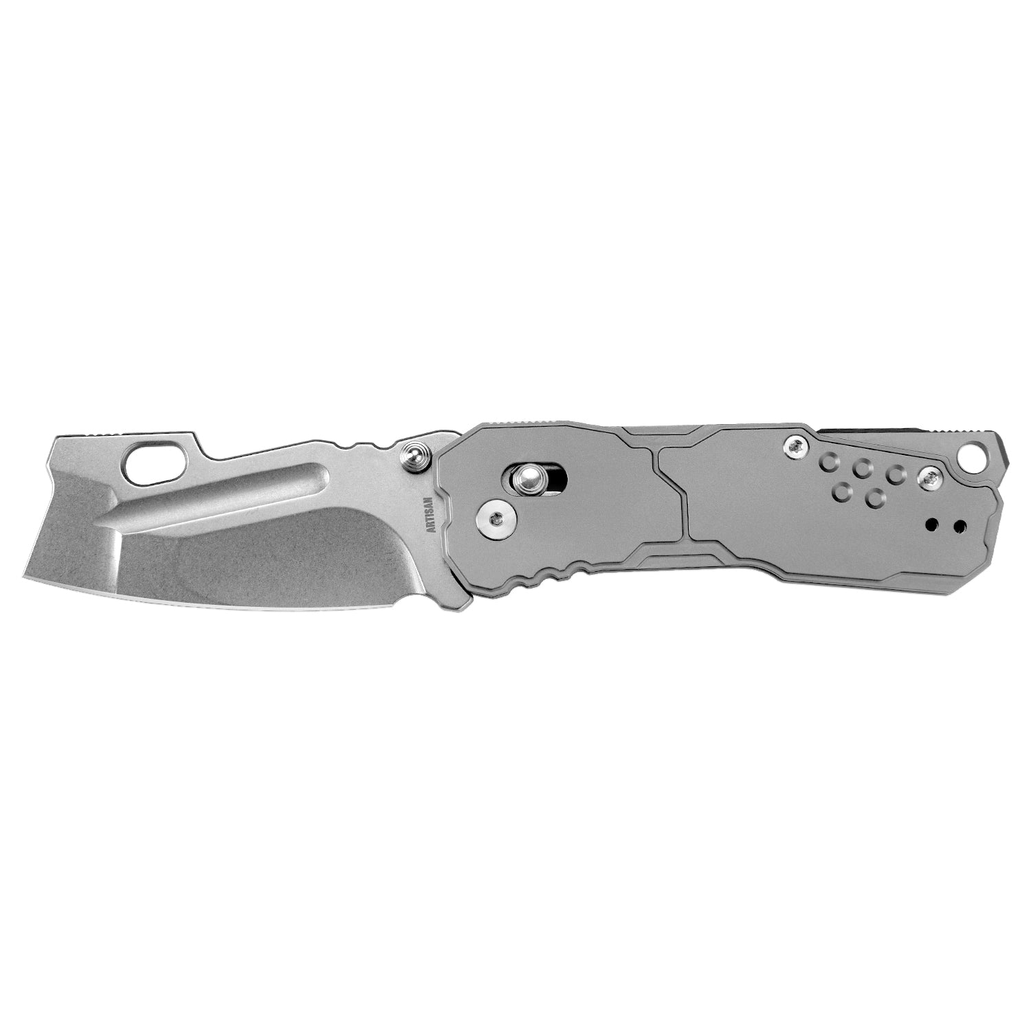 ArtisanCutlery Butcherling ATZ-1881 Titanium Handle Folding Knives