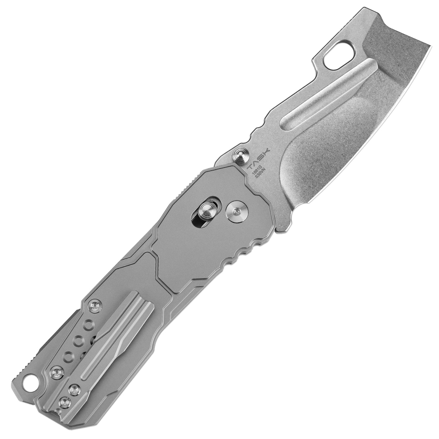 ArtisanCutlery Butcherling ATZ-1881 Titanium Handle Folding Knives