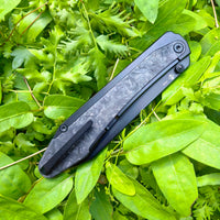 ArtisanCutlery  M14-V1 ATZ-1886G S35VN Blade Titanium and Carbon Fiber Handle Folding Knives(PROTOTYPE)