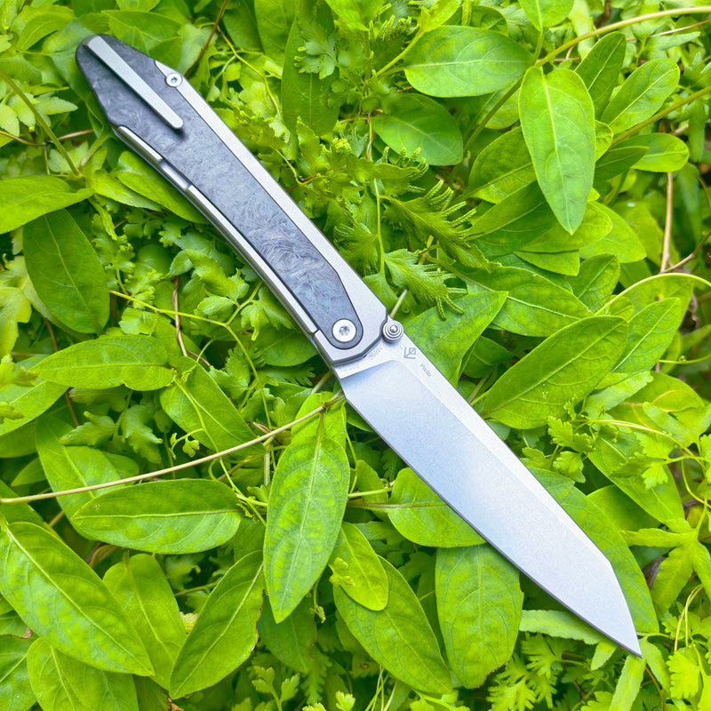 ArtisanCutlery  M14-V1 ATZ-1886G S35VN Blade Titanium and Carbon Fiber Handle Folding Knives(PROTOTYPE)