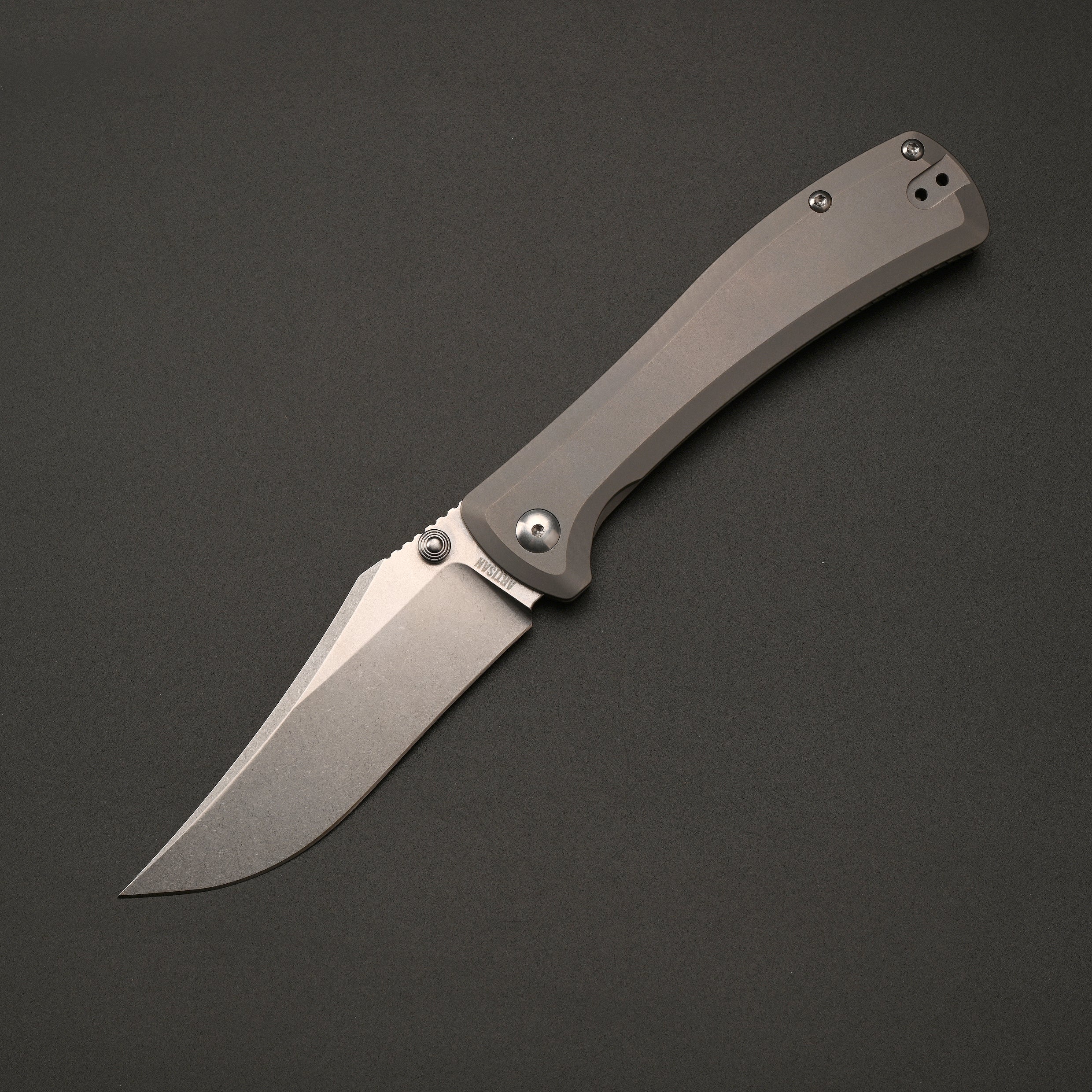 ArtisanCutlery Santee ATZ-1888G S35VN Blade Titanium Handle Folding Knives(PROTOTYPE)
