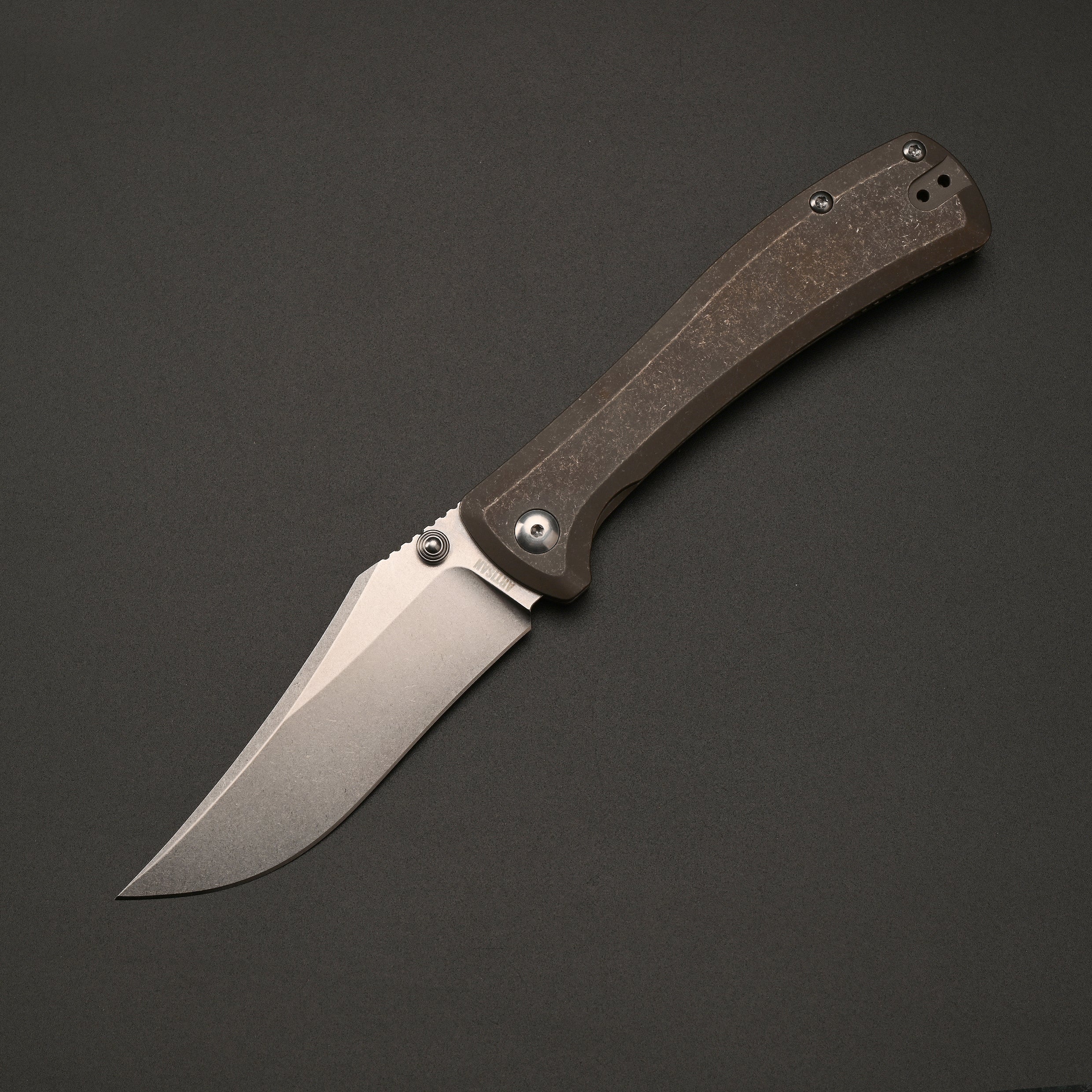 ArtisanCutlery Santee ATZ-1888G S35VN Blade Titanium Handle Folding Kn