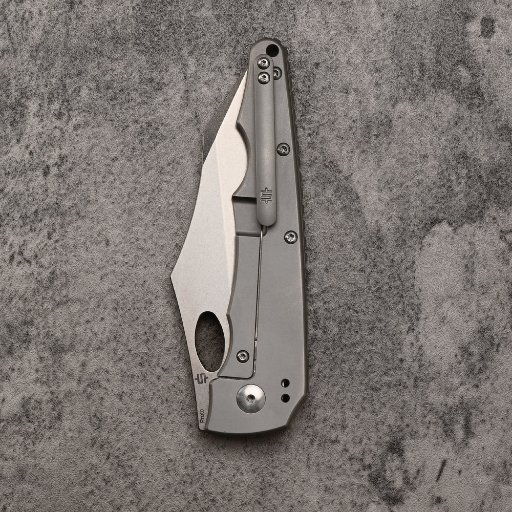 ArtisanCutlery Reactor ATZ-1891G S35VN Blade Steel Titanium Handle Folding Knives(PROTOTYPE)