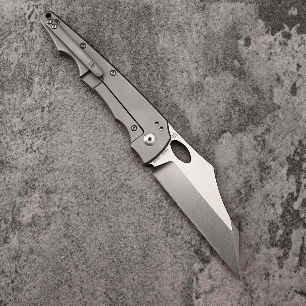 ArtisanCutlery Reactor ATZ-1891G S35VN Blade Steel Titanium Handle Folding Knives(PROTOTYPE)