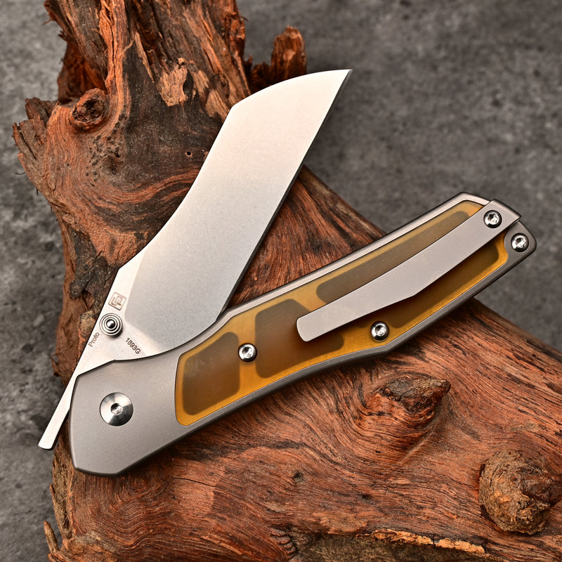 ArtisanCutlery Rover ATZ-1893 S35VN Blade Titanium handle Folding Knives(PROTOTYPE)