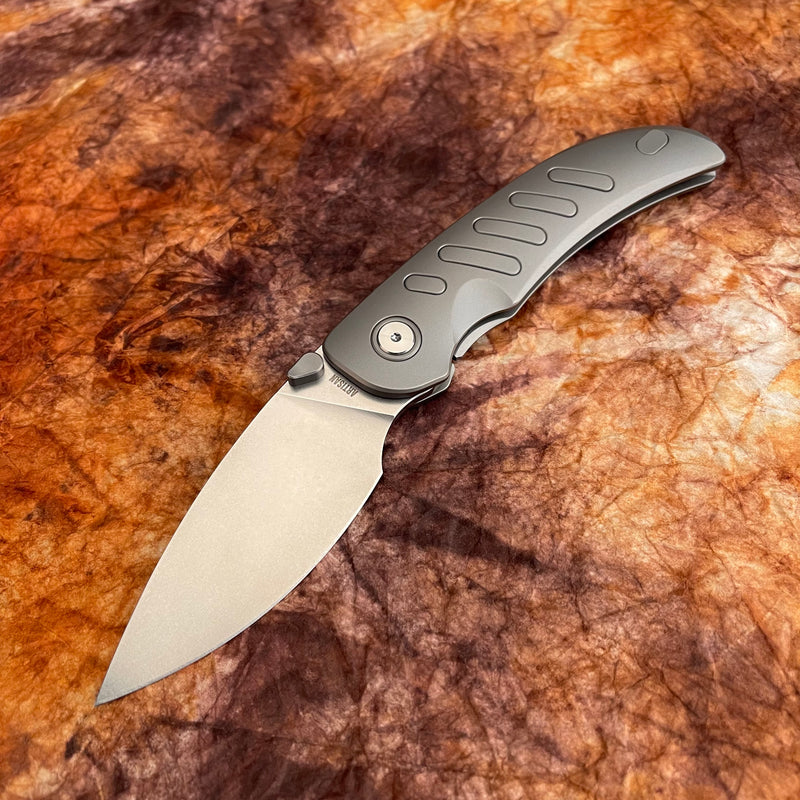 ArtisanCutlery Marlin ATZ-1895G S35VN Blade Titanium Handle Folding Knives(PROTOTYPE)