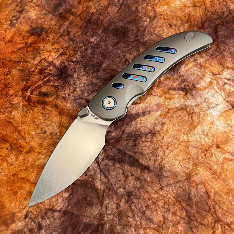 ArtisanCutlery Marlin ATZ-1895G S35VN Blade Titanium Handle Folding Knives(PROTOTYPE)