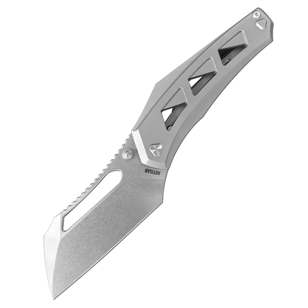 ArtisanCutlery Kakapo ATZ-1898G S35VN Blade Titanium Handle Folding Knives(PROTOTYPE)