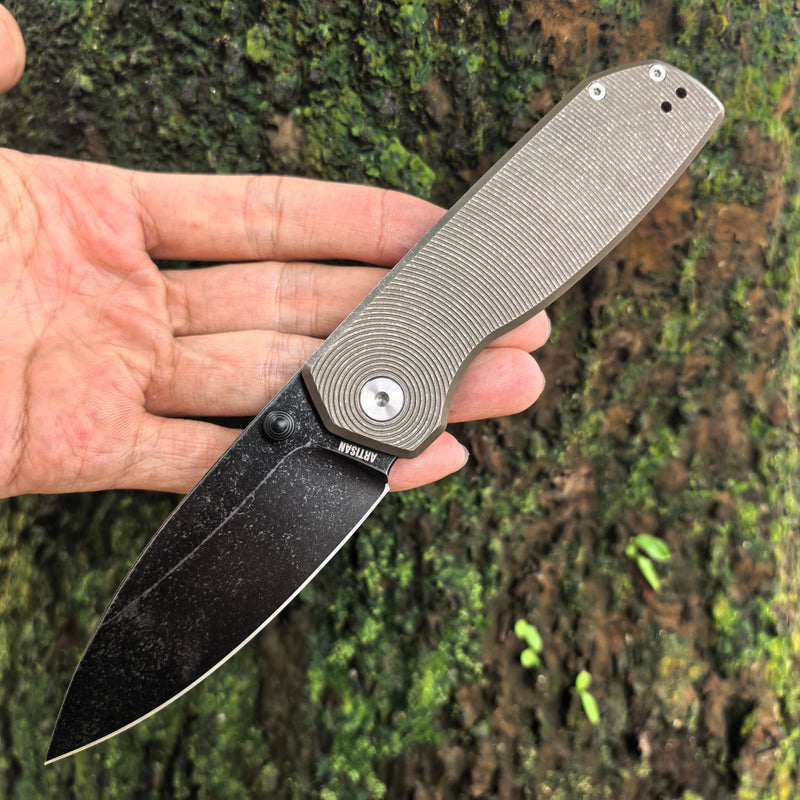 ArtisanCutlery Seafarer ATZ-1899 S35VN Blade Titanium handle Folding Knives(PROTOTYPE)