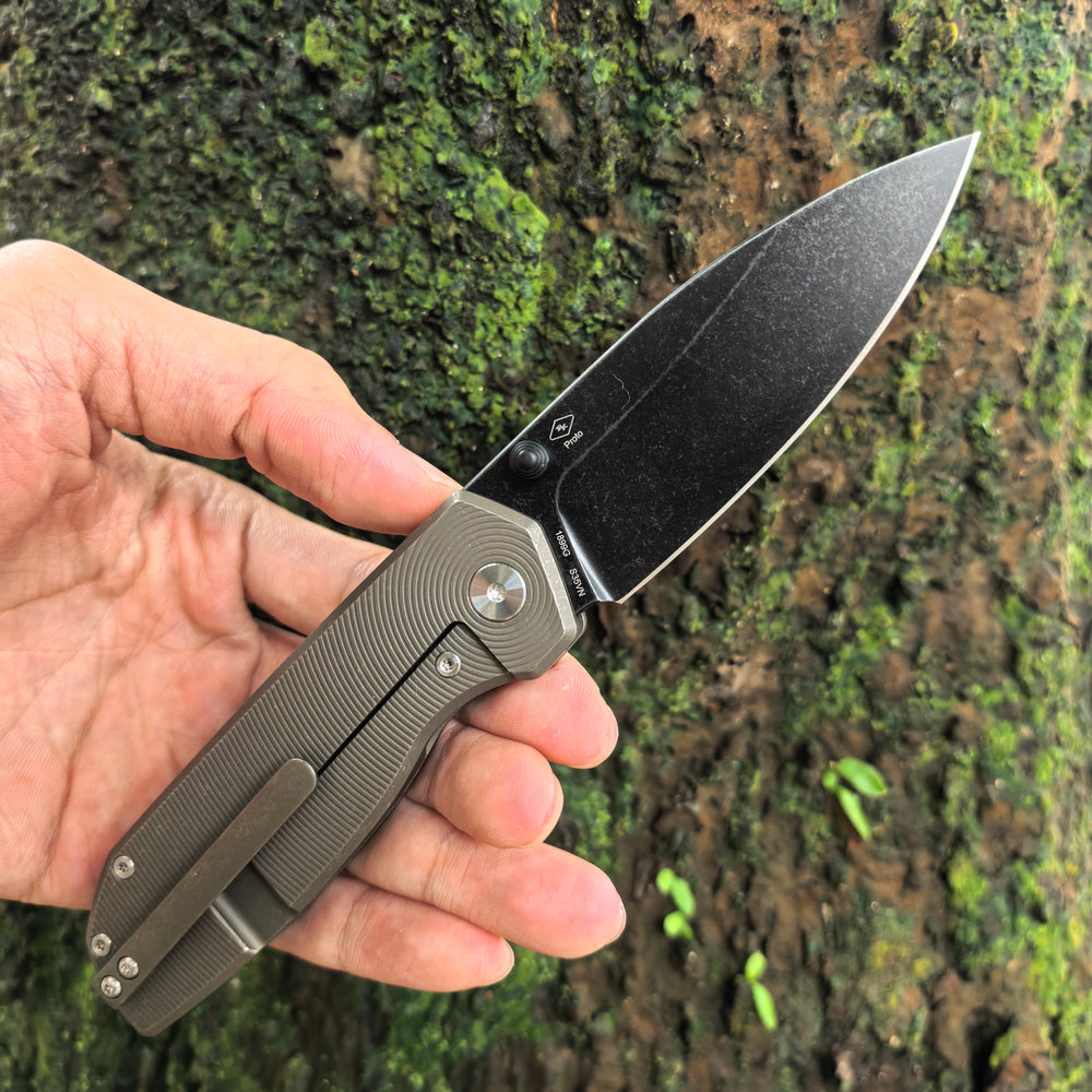 ArtisanCutlery Seafarer ATZ-1899 S35VN Blade Titanium handle Folding Knives(PROTOTYPE)