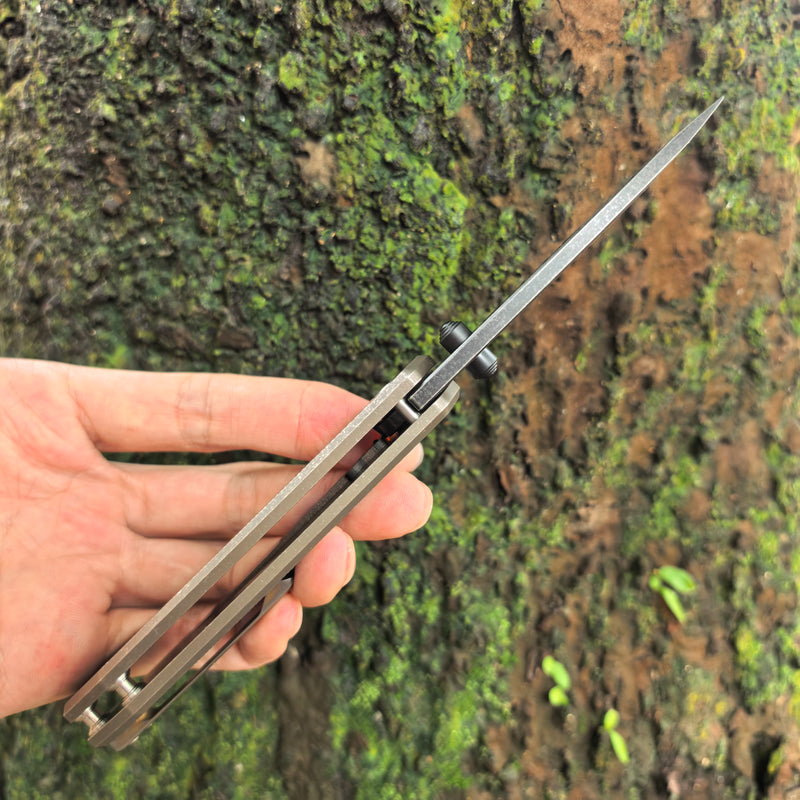 ArtisanCutlery Seafarer ATZ-1899 S35VN Blade Titanium handle Folding Knives(PROTOTYPE)