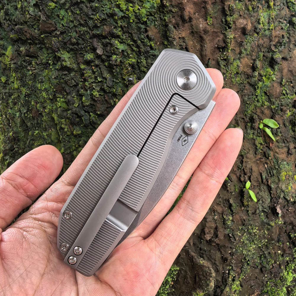 ArtisanCutlery Seafarer ATZ-1899 S35VN Blade Titanium handle Folding Knives(PROTOTYPE)