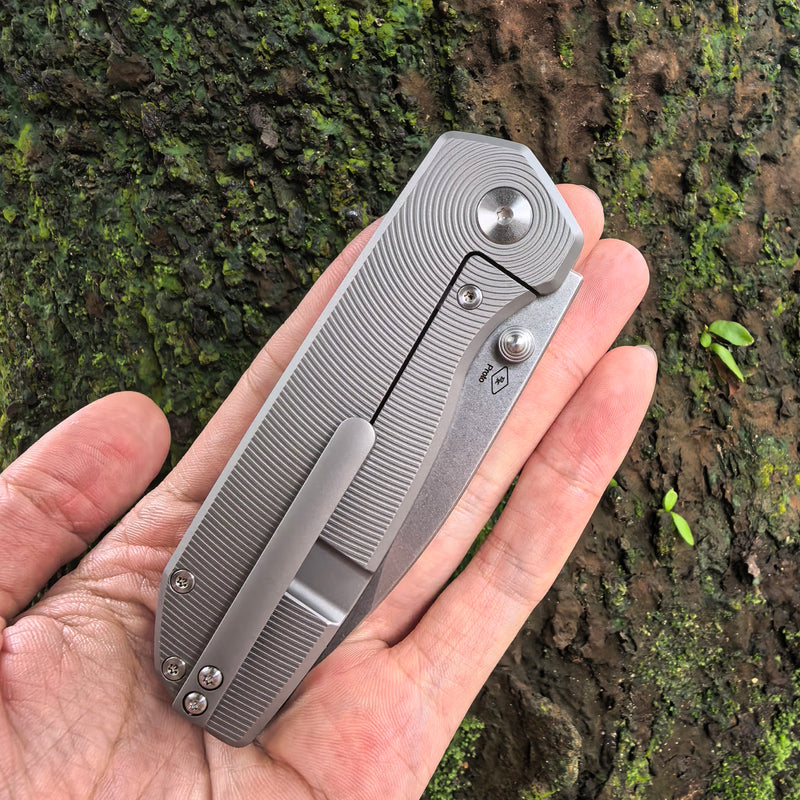 ArtisanCutlery Seafarer ATZ-1899 S35VN Blade Titanium handle Folding Knives(PROTOTYPE)