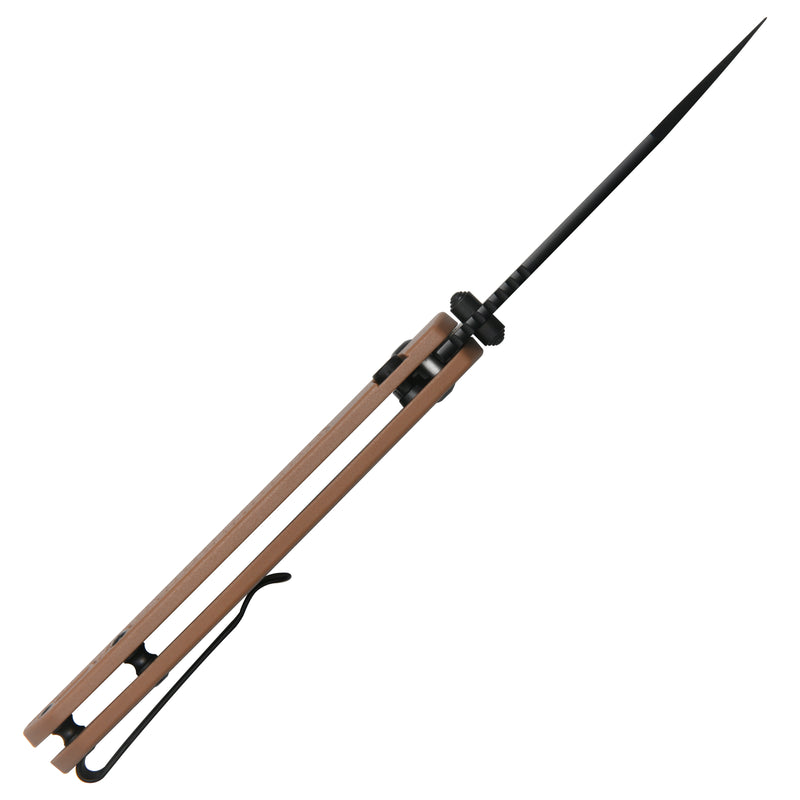 CJRB Pyrite-Light J1945 AR-SFII Steel FRN Handle Folding Knives