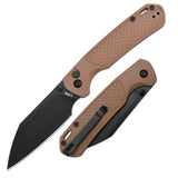 CJRB Pyrite-Light J1945 AR-SFII Steel FRN Handle Folding Knives