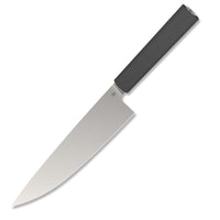 Butterfork Purest 8” Chef's Knife, AR-RPM9 Stainless Steel, Replaceable ABS Handle, Dark Grey