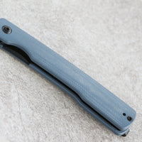 ArtisanCutlery Orthodox V2 Flipper & Liner Lock Knife Blue G10 Handle (3.54'' Black PVD Coating AR-RPM9 Blade) 1883P-BBU
