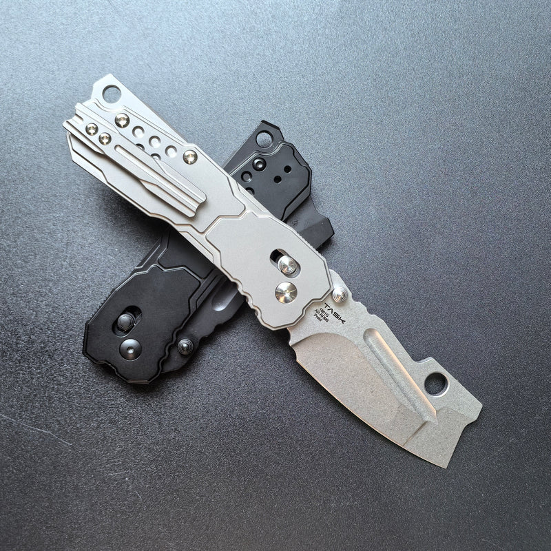 Artisancutlery Butcherling Atz-1881 Titanium Handle Folding Knives(prototype) - artisancutlery butcherling